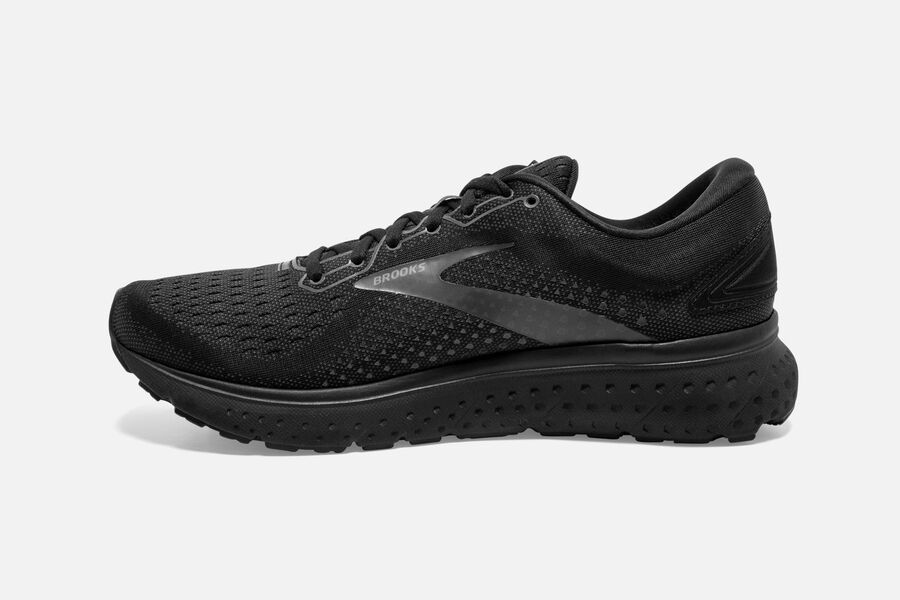 Brooks Glycerin 18 Road Running Shoes Mens - Black - DPYBX-7136